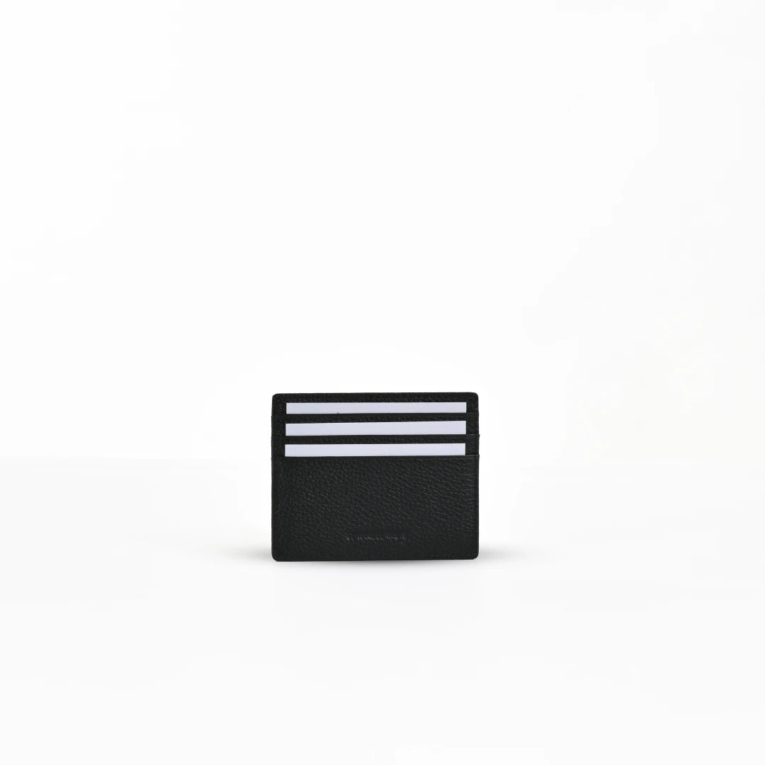 NUVE Genuine Leather Accessories Card Case - Black
