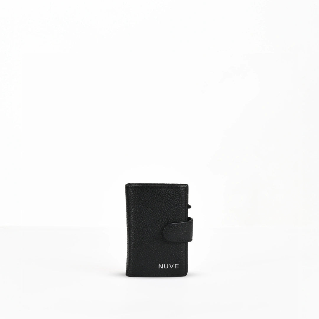 NUVE Genuine Leather Accessories Secrid Holder - Black